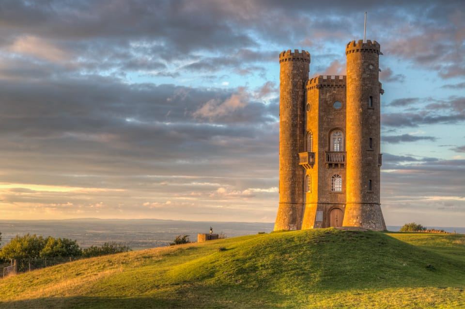 Broadway Tower at sunset